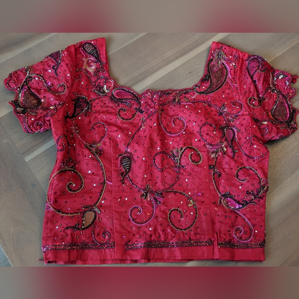 Embellished Silk Sari